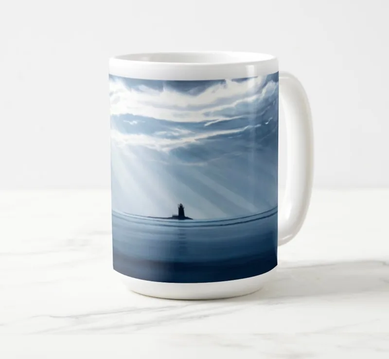 "Daybreak over Cape Henlopen" 15 oz. mug